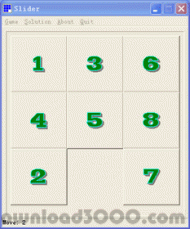 Slider Game (3x3 digit) screenshot